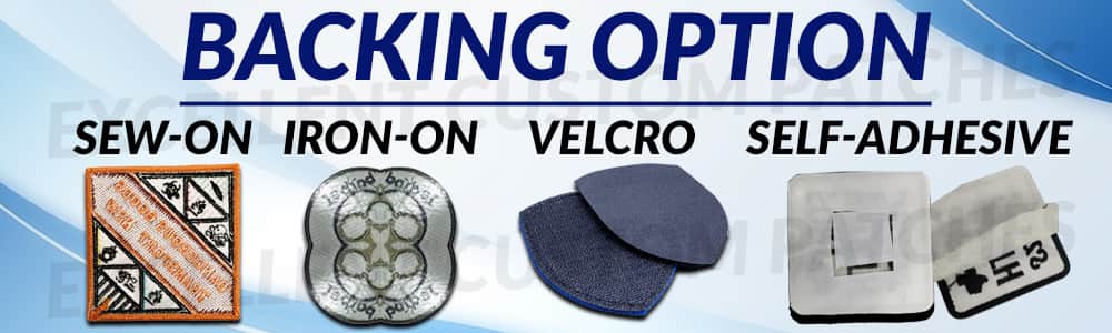 Custom Patches Backing Options